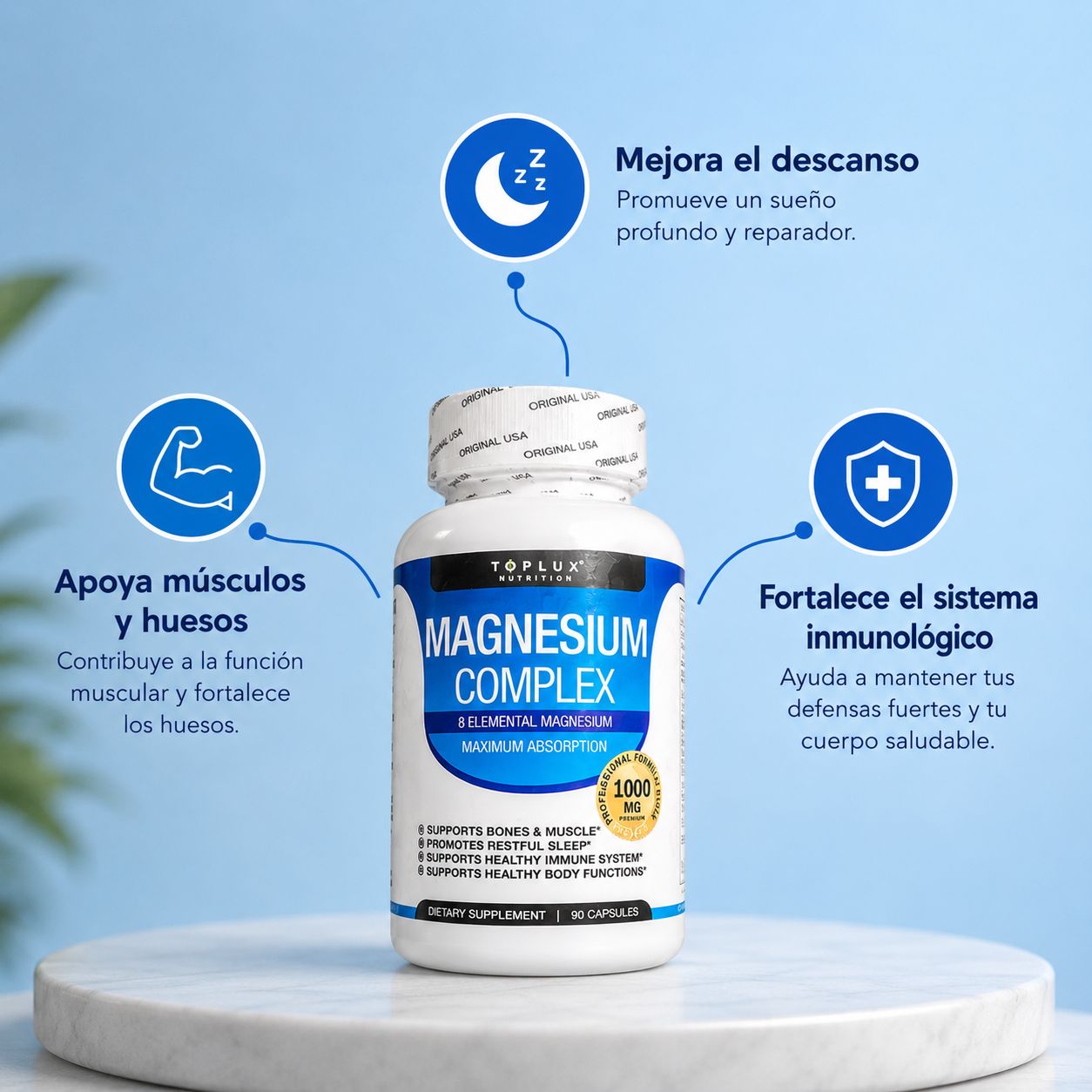 Magnesium Complex: Mas energía, descanso y soporte muscular diario